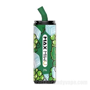 Max Miwu Coke Tin # Šťavnaté Zelené Hrozny Jednorázové Elektronické Cigarety 3% 600 Mah