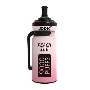 Jednorázová lahev JODK Vape 9000 Puffs # Broskvový led