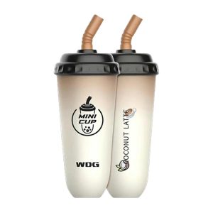 WDG Mini Cup Jednorázové Vape 5000 Puffs # Coconut Latte