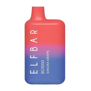 ELF BAR Jednorázový Vape BC 5000 Puffs # Sakura hrozny