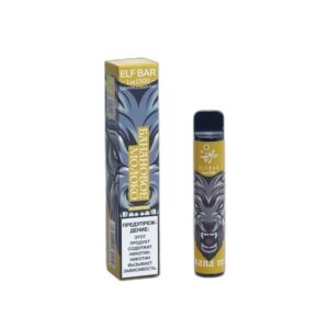 ELF BAR Lux 1500 Disposable 1500 potahů Banana Milk 4,8 ml