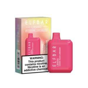 ELF BAR LB5000 Disposable 5000 potahů Cherry Peach Lemonade 650 mAh