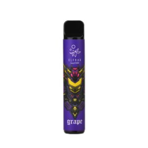 ELF BAR Lux 1500 Disposable Grape 1500 potahů 4,8 ml
