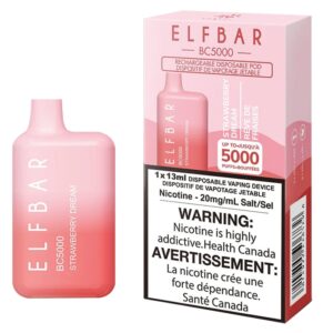 ELF BAR BC5000 Disposable Strawberry Dream 5000 potahů 13 ml