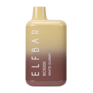 ELF BAR BC5000 Disposable 5000 potahů White Gummy 13 ml