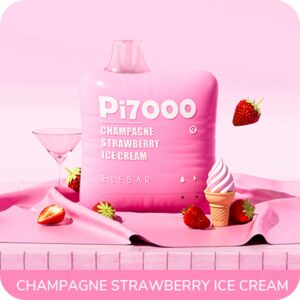 ELF BAR PI7000 Disposable Champagne Strawberry Ice Cream 7000 potahů