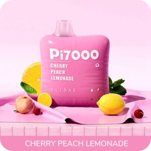 ELF BAR PI7000 Disposable 7000 potahů Cherry Peach Lemonade 500 mAh