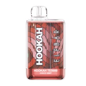ELF BAR Hookah TE5000 Disposable 5000 potahů Choco Mint 550 mAh