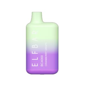 ELF BAR BC4000 Disposable 4000 potahů Cranberry Grape 650 mAh