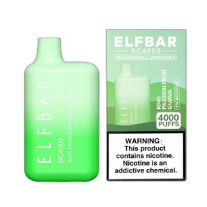 ELF BAR BC4000 Disposable Kiwi Passion Fruit Guava 4000 potahů