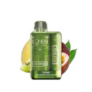 ELF BAR TE5000 Disposable 5000 potahů Kiwi Passionfruit Guava 13,5 ml