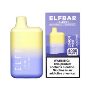 ELF BAR BC4000 Disposable Lemon Mint 4000 potahů 11,5 ml