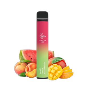 ELF BAR 2000 Disposable Mango Peach Watermelon 2000 potahů 6,5 ml