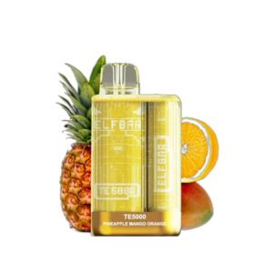 ELF BAR TE5000 Disposable 5000 potahů Pineapple Mango Orange 550 mAh