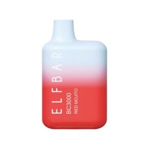 ELF BAR BC3000 Disposable 3000 potahů Red Mojito 650 mAh
