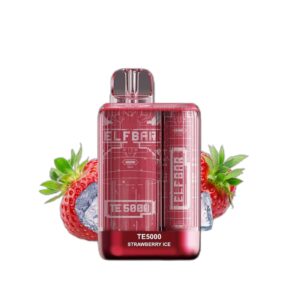 ELF BAR TE5000 Disposable 5000 potahů Strawberry Ice