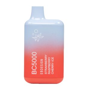 ELF BAR BC5000 Disposable 5000 potahů Strawberry Raspberry Cherry Ice
