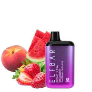 ELF BAR BC5000 Ultra Disposable Strawberry Watermelon Peach 5000 potahů 650 mAh